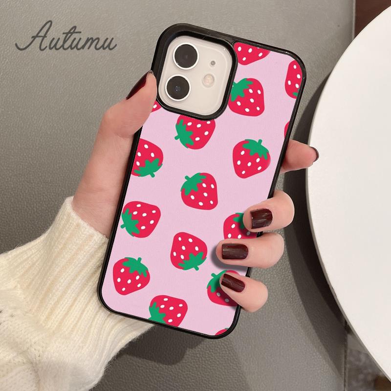 Чехол для телефона «Земляничные поля навсегда» для iPhone 11 12 13 14 Pro Max mini XR XS SE 2020 6S 7 8 Plus Samsung Galaxy S21 S22