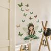 Сказочная бабочка цветок сказочная спальня крыльцо настенный фон украшающий стикер стены