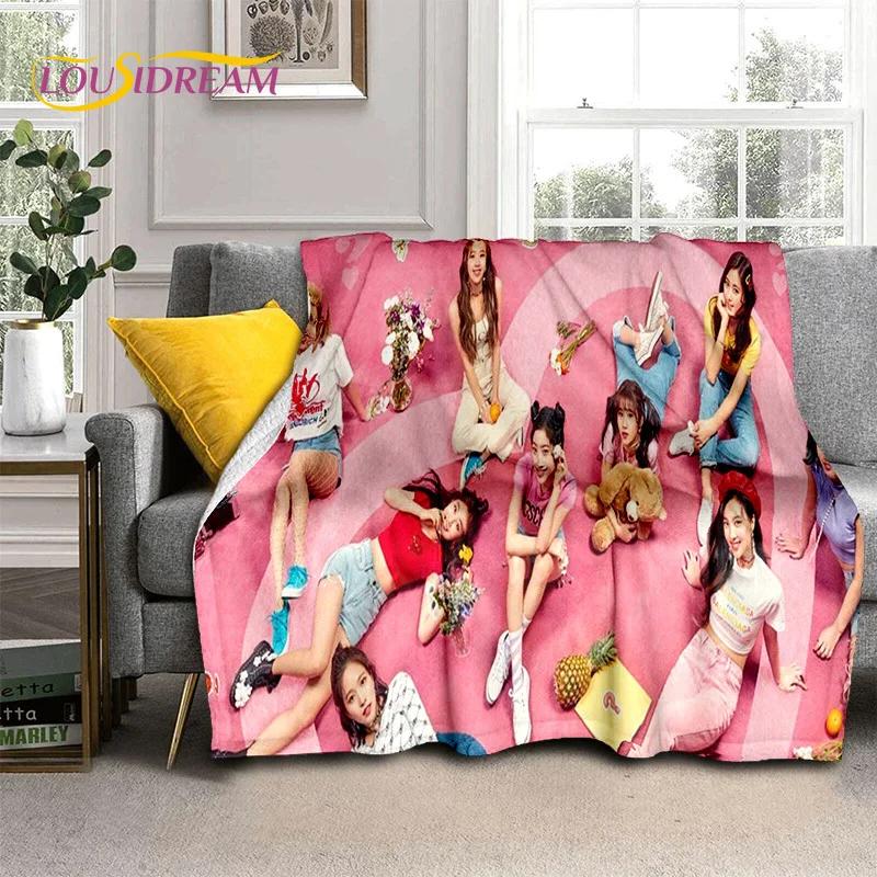 3D Плед TWICE KPOP Корейская женская группа Момо Сана Мягкий плед Фланелевый плед для гостиной спальни кровати дивана пикника ребенка