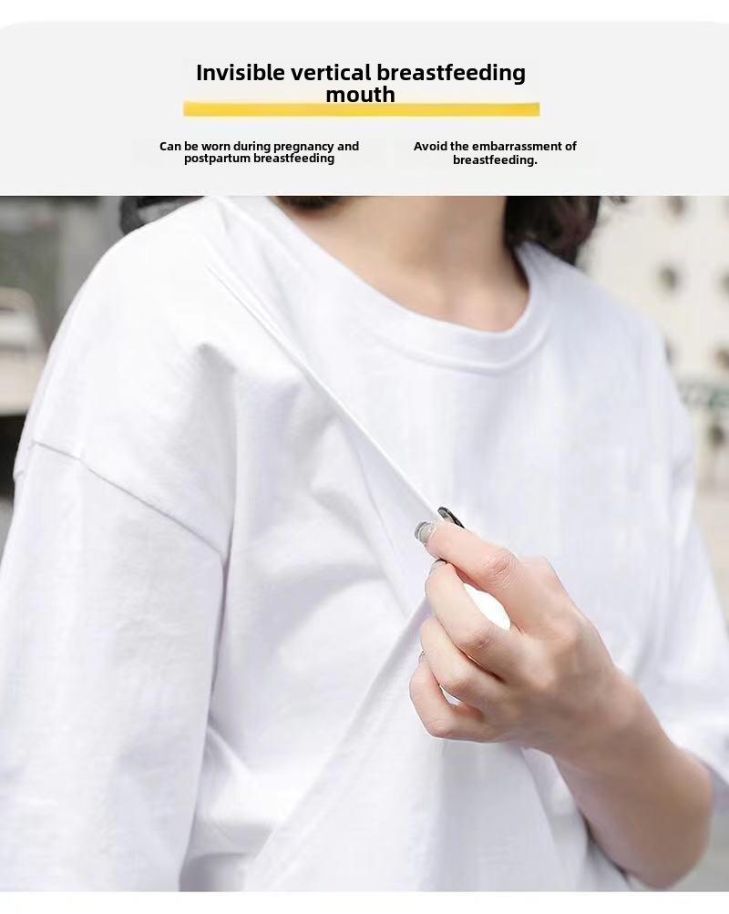 Модные топы для кормления с короткими рукавами: Стильные футболки для кормления грудью для летних прогулок