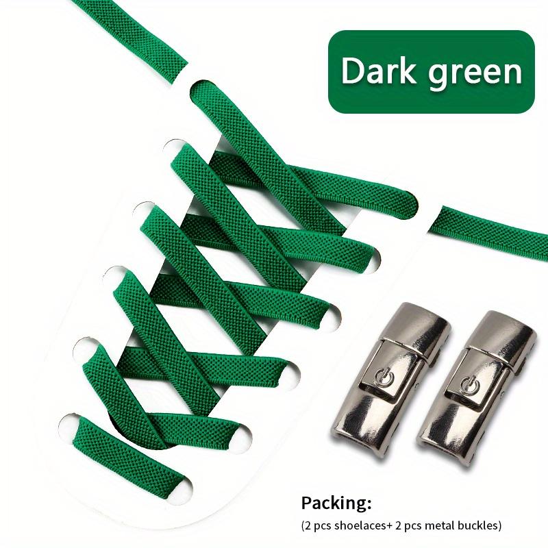 1 пара шнурков без завязок с пряжками для кроссовок, спортивной обуви