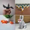 3D-печатный брелок с подвижными частями для коллекционеров