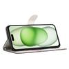 Для iPhone 15 Кошелек Чехол для телефона PU кожаный откидной чехол с подставкой Держатель для карт Расписной дизайн