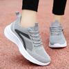 Fashionable Color-blocking Simple Cross-strap Lightweight Comfortable Running Sneakers Flat-soled New Breathable Walking Shoes