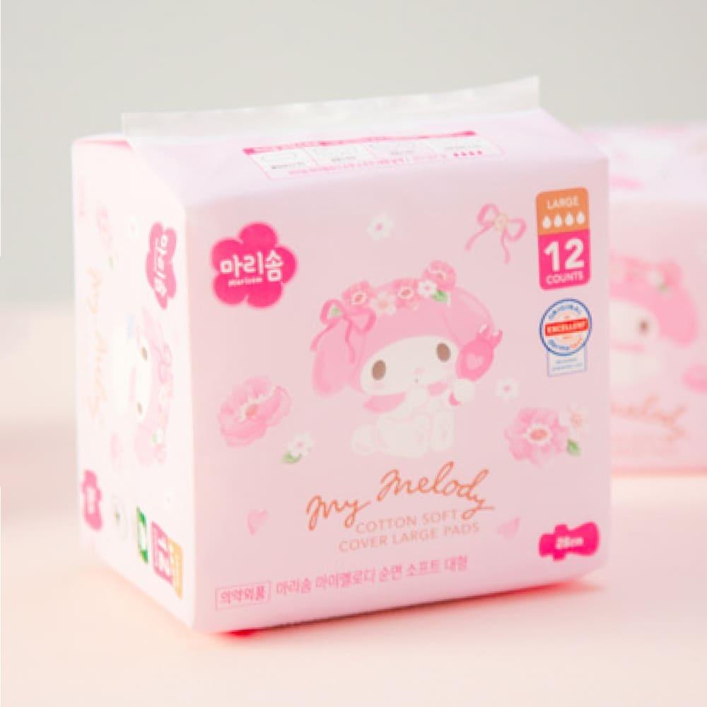 Мягкие гигиенические салфетки Marisom Sanrio Cotton 5 видов (выберите 1)