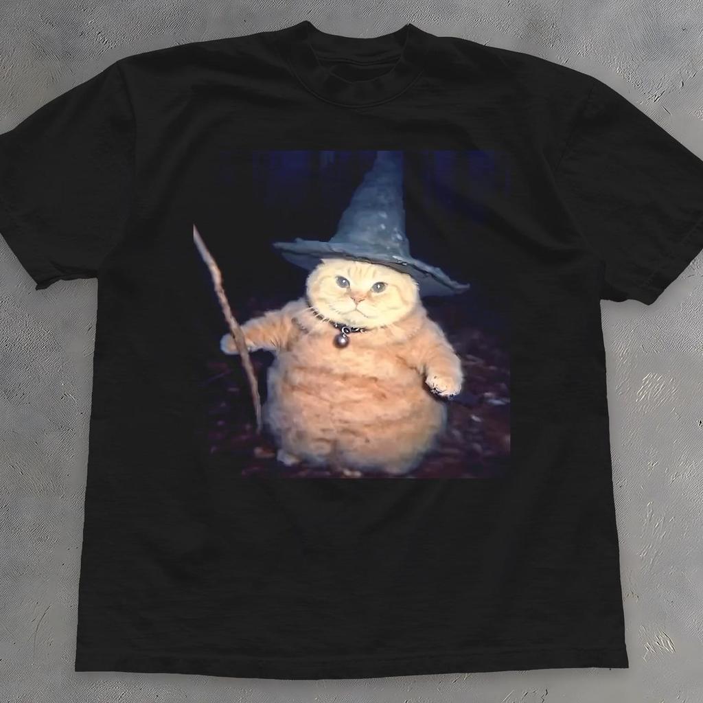 Funny Wizard Cat Shirt - Magic Kitty Meme T-Shirt