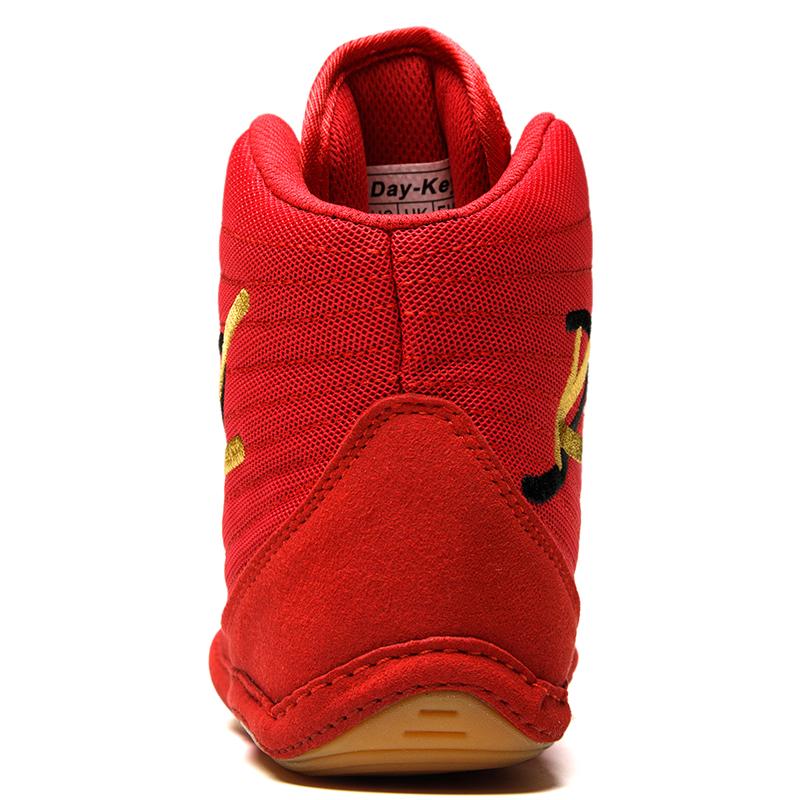 Мужские боксерки с высоким верхом, дышащие бойцовские борцовки, женские нескользящие кроссовки для санды, сетчатые тренировочные боксерки