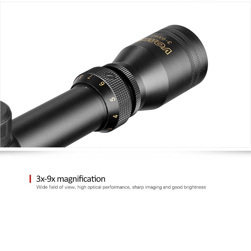 3-9X40 охотничий олень пневматический прицел проволочный дальномер сетка арбалет Mil Dot сетка прицел тактический оптический прицел