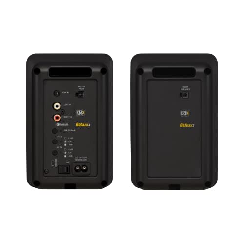 KRK Go Aux 3 Portable Nearfield Monitor Speakers with Carry Bag (1 Pair) - Legendary KRK Sound