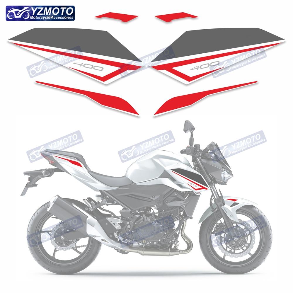 Для Z400 2020 Мотоциклетные Аксессуары Полный Комплект Наклеек на Обтекатель Мотоцикла Светоотражающие Водонепроницаемые Декоративные Наклейки