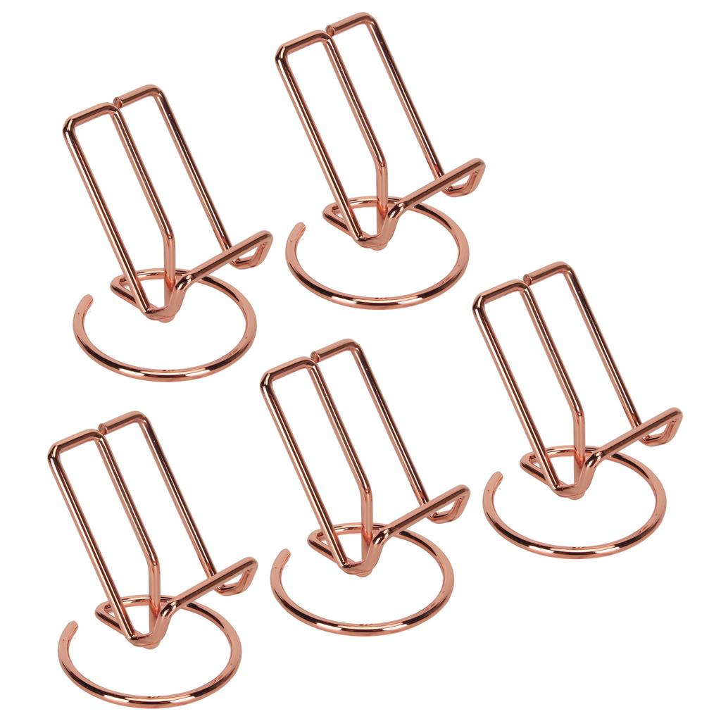 5 шт. симпатичная металлическая подставка для сотового телефона стабильная эргономичная перспективная портативная подставка для сотового телефона для стола 