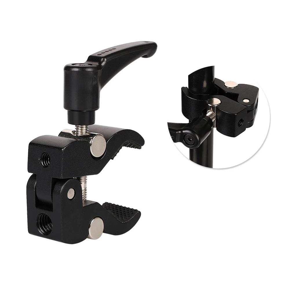 Camera Clamp Mount Metal Bracket Super Clamp Camera Adapter Bottom Clamp Accessories Compatible For DSLR Camera