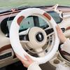 Car steering wheel cover cartoon bear car warm handle cover cute creative car steering wheel protective cover