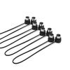 CME MIDI Cable 4 Pack Low Profile Plug with Mirrored 45 Degree Angle for Compact Spaces Perfect for MIDI Pedal and - 1ft/30cm, 5-pin DIN, - Ultra-thin