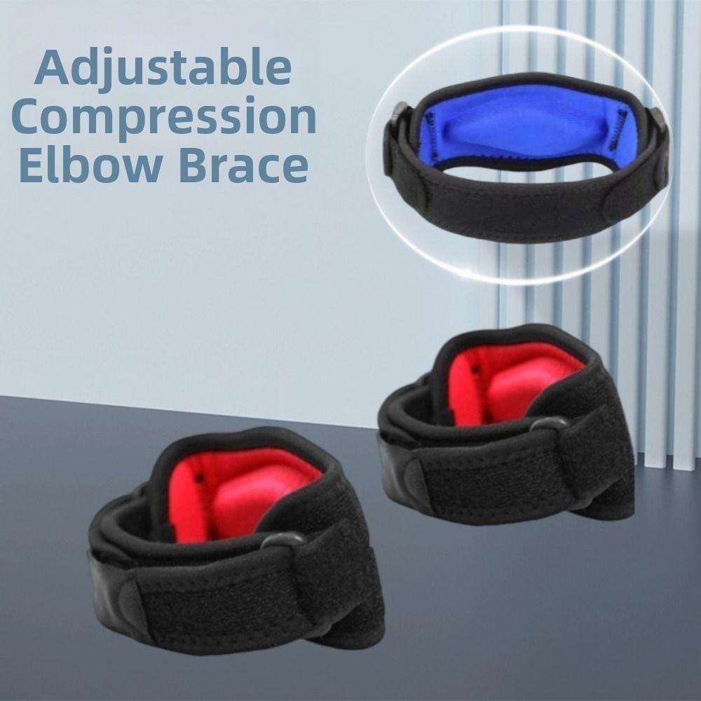 with Compression Pad Adjustable Elbow Support 3Colors Tendonitis Pain Relief  for Women and Men