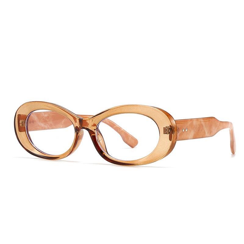 Classic Rivet Brand Oval Sunglasses Women For Men Luxury Designer Vintage Sun Glasses Popular Punk Drive Jelly Pink Shades Uv400