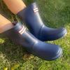 Детские водонепроницаемые нескользящие резиновые сапоги для мальчиков и девочек, возраст 2-8 лет - Оригинальное простое качество