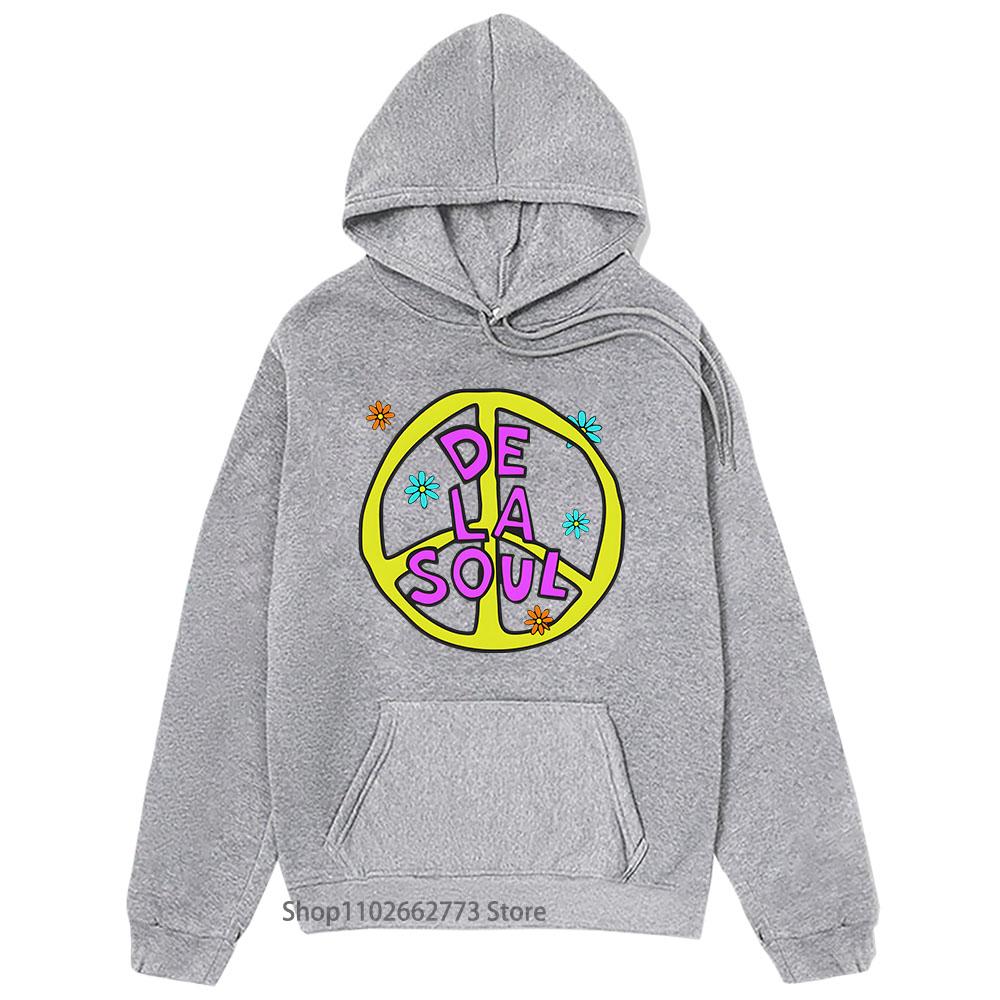 De La Soul Music Hoodies High Street Sweatshirt Fashion Anime Streetwear Женская одежда Топ Harajuku Pullovers