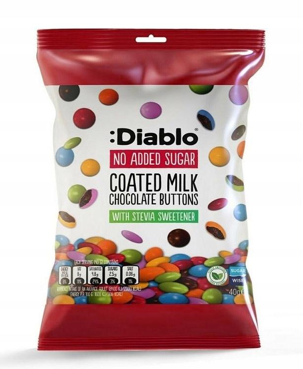Diablo Lentil Drops in Sugar-Free Chocolate