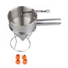 Chakkiri Takoyaki Tool with Stand, Pancake Batter Dispenser, Stainless Steel, for Commercial and Home Use