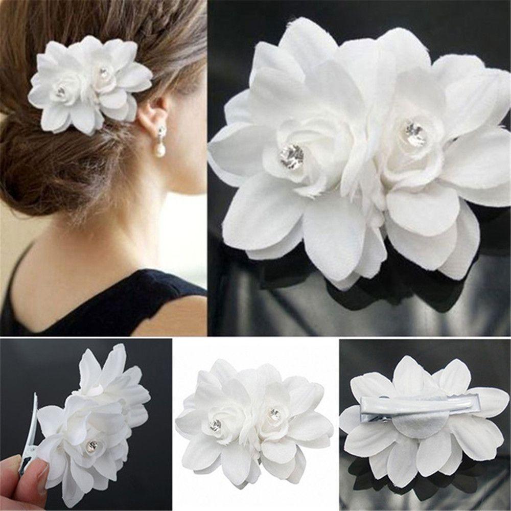 Barrette Fashion White Hair Accessories Summer Wedding Hair Clip
