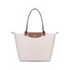 Le Pliage 31 Сумка-шоппер из переработанного холста с длинными ручками Сумка-пельмень Сумка через плечо Большие женские сумки Цвет бумаги 1899089555
