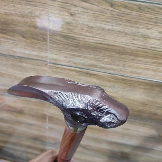 Прогулочная латунная трость для ходьбы, дизайнерская, викторианская, простая, деревянная, складная, 36 дюймов, с латунной ручкой для мужчин и женщин