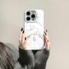 Серебристый полый чехол для телефона Doraemon 11promax Apple 11 чехол vitality 11 большое отверстие 11 мультяшный 11 мужчины и женщины x