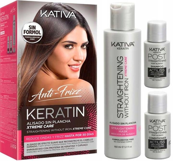 Kativa Keratin Xtreme Care Kit (Red Kit)