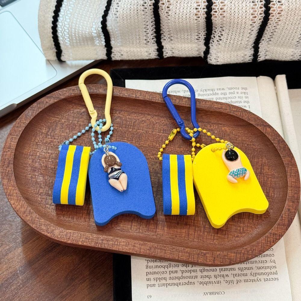 Colorful Floating Key Ring Funny Diving Mask Bag Pendant Swimming Keychain Swimming enthusiast
