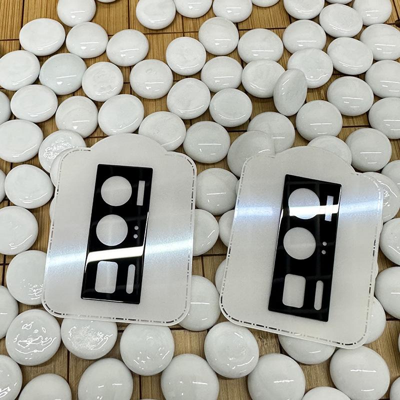 Для Xiaomi Poco F5 Pro Camera черное покрытие шелкография объектив 9H закаленное стекло защитная пленка защита