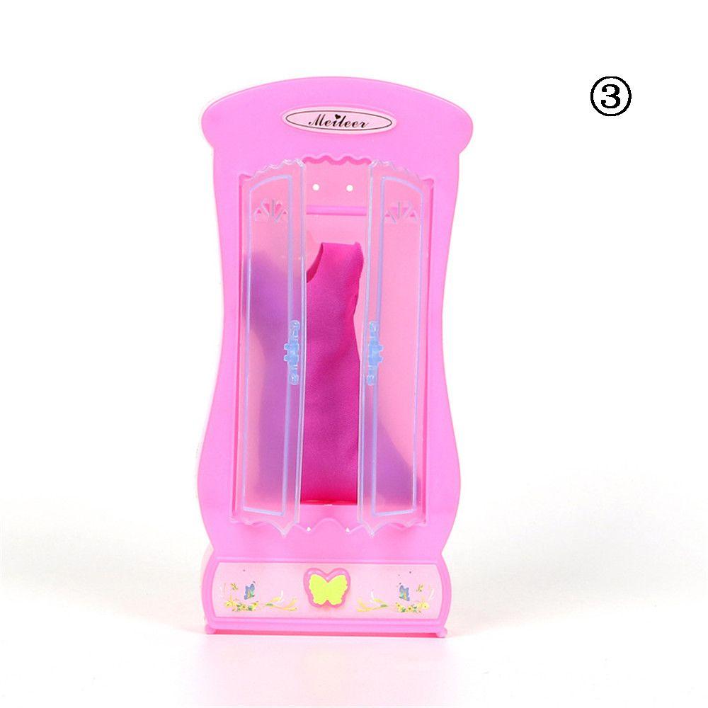 Decoration Accessories Wardrobe/Bed/Shoe rack Miniature Furniture Dollhouse Furniture For Dolls