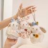 Plush Stuffed Drooping Ear Rabbit Pendant Rabbit Doll Bag Hanging Pendant  Bag Backpack Decor