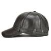 Northwood Бейсболки из натуральной кожи с наушниками Snapback, мужские зимние бейсболки, шапки