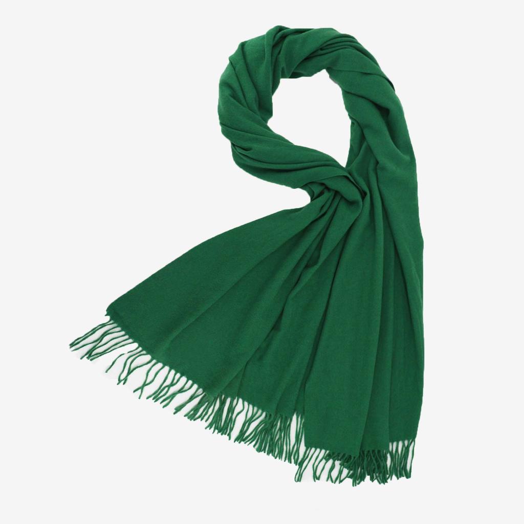 2025 Autumn/Winter New Women'S Solid Color Imitation Cashmere Scarf, High End And Versatile Scarf, Fashionable Thickened Men'S Tassel Shawl