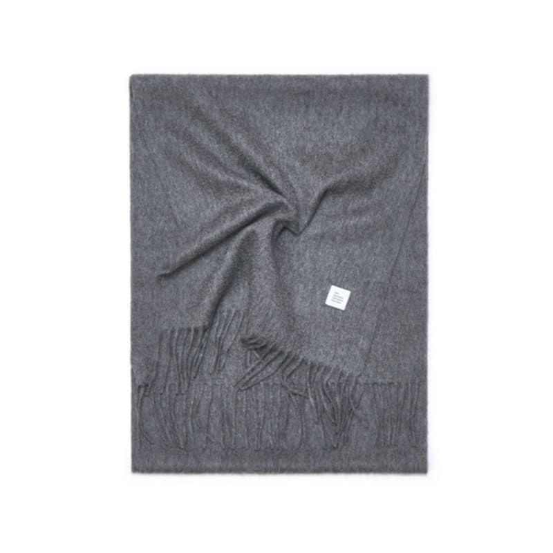 Velsey Classic 100 Cashmere Muffler [GREY]