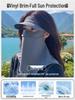 Women's Full Face Anti-UV Sunscreen Mask with Neck Protection - 2025 Summer Cycling Facekini