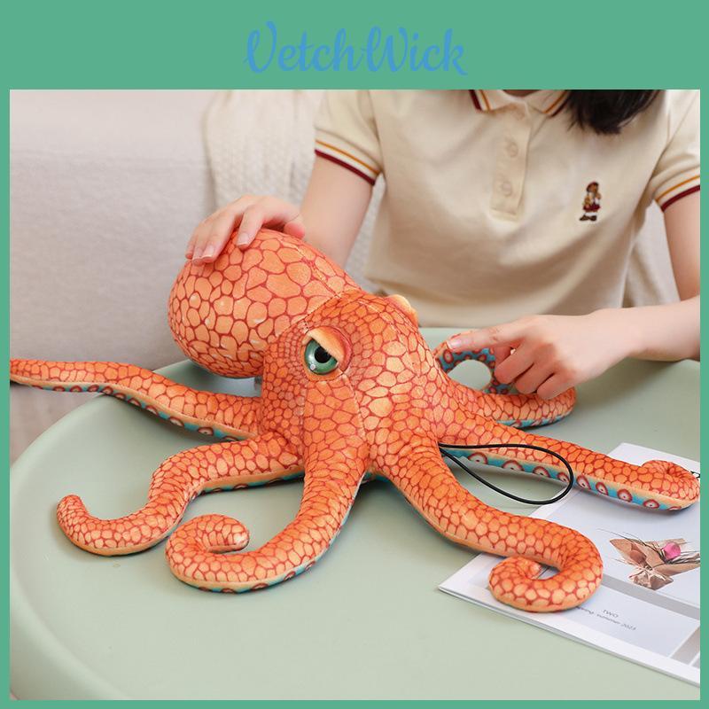 Realistic Sea Creature Plush Octopus Pillow Soft Toy For Giftgiving