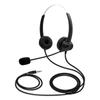 3.5mm Wired Computer Headset with Microphone Dualear Headphones Universal Office Call Center