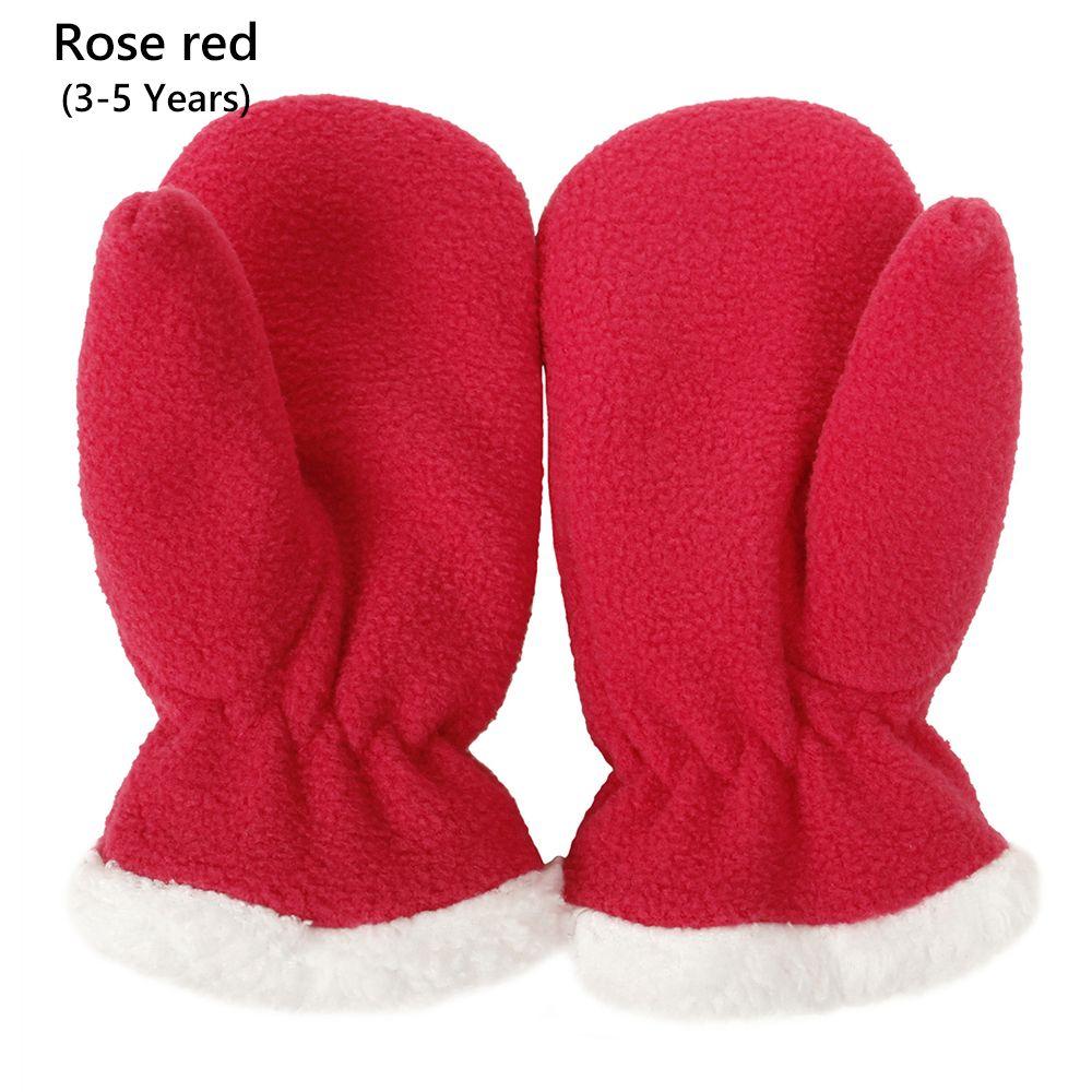 Зимние детские перчатки из поларфлиса, легко надеваются, с флисовой подкладкой, варежки из поларфлиса, варежки для малышей
