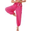Ladies Belly Dance Costume Sequins Bloomers Side Split Design Semi See Through Loose Pants Performance Wear