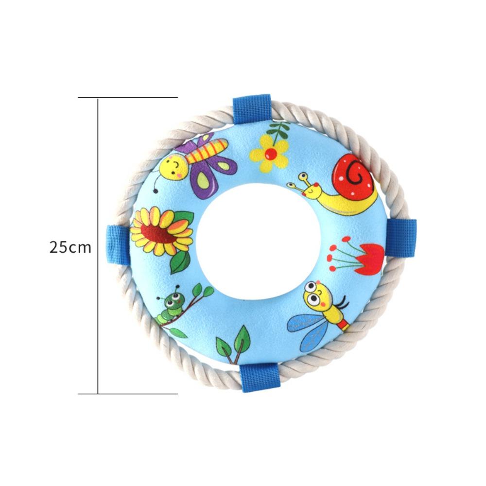 Bite Resistant Handle Dog Toys Plush Dog Squeak Ball Toys Funny Dog Chewing Ball Pet Supplies