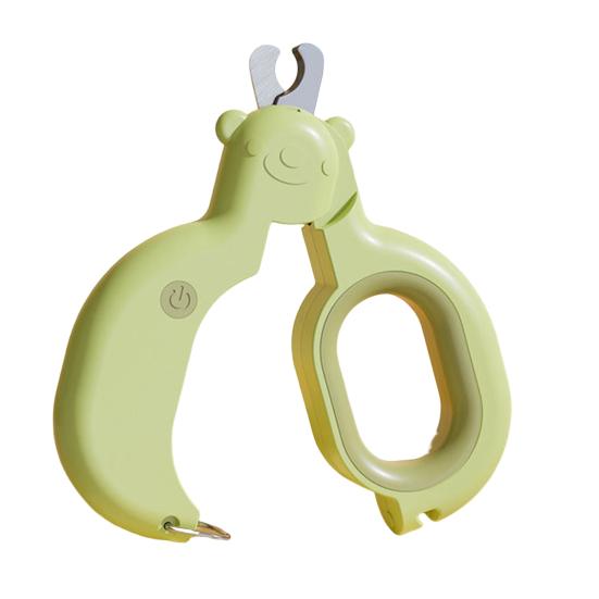 Машинка для стрижки ногтей для домашних животных со светодиодной подсветкой, острое лезвие из нержавеющей стали, эргономичная ручка, собака, кошка, кролик, триммер для когтей мелких животных, ножницы, инструмент для ухода за домашними животными