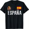Испания Флаг Espana Футбол Футбольный Фан Мужчины Женщины Дети Футболка(1)
