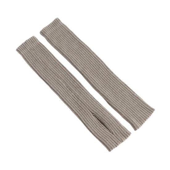 Вязаные гетры со штрипками Женские носки для йоги Выше колена В рубчик Зимние гетры для девочек Спортзал Фитнес Танцы Балет