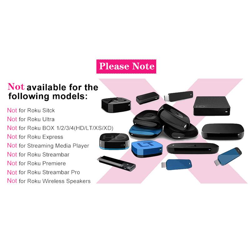 Universal Remote Control for Roku TV Infrared Controller for TCL /Hisense /Insignia /Element/Westinghouse /Hitachi with 8 Hot Keys