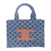 CELINE  199162FRG.05DS Сумка-тоут синий/Коричневый деним/Телячья кожа Женщины