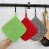 3Pcs Kitchen Pot Holders Placemats Easy To Clean Reusable Heat-Resistant Oven Pot Holders Cup Mats Kitchen Supplies