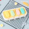 Cartoon Animals Silicone Ice Cream Mold Easy Popsicle Molds with Lid and Sticks DIY Homemade Ice Lolly Ice Cream Bar Pop Molds