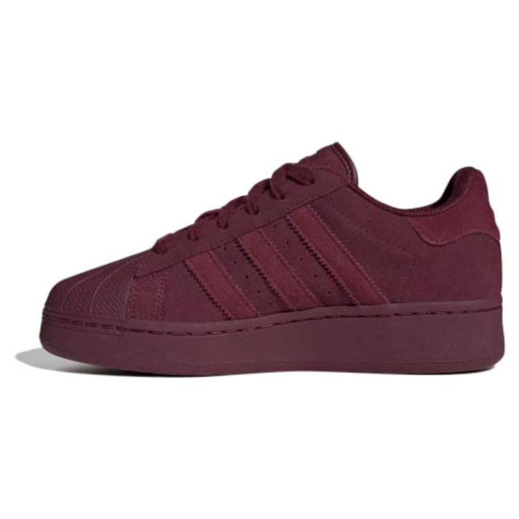 Adidas Superstar XLG Maroon Women Sneakers Red Crystal-White IE7377